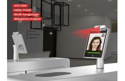 China WiFi Face Recognition Body Temp Scanner Kiosk Access Control System supplier