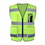 China Customized Logo Accepted 100% Polyester Led Flash Light Reflective Safety Vest For Running S-5XL manufacturer