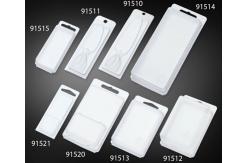 China Clear PET Plastic Clamshell Packing USB Data Cable Box Custom Crystal Clear supplier