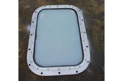 China Brass Fixed Rectangular Marine Glass Windows , Custom Marine Windows，Wheelhouse Windows supplier