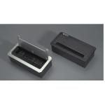 Desktop Flip Up Outlet , Hidden Tableop Pop Up Electrical Socket With Vga Connector / Cat Connector for sale