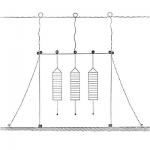 Cylindrical Commercial Fishing Hoop Nets Lantern Nets PE PP Nylon Material for sale