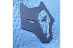 China Animals Shape 3D 7cm Heat Transfer Garment Labels Silicon Rubber Printing supplier