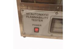 China 45 Degree Flammability Tester Automatic Burning Tester Flammability Test Chamber supplier