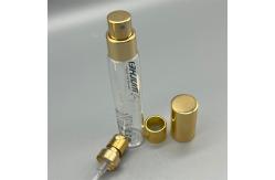 China Luxurious Golden Perfume Bottle Sprayer - Elegant Dispenser for Fragrances supplier