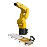 Fanuc Palletizing Robot Arm LRMate-200iD 6 Axes Max Reach  717mm With GBS Robot Rail for sale