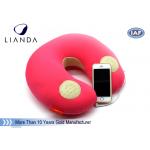 Natural Music Sound Vibrating Massage Neck pillow with speaker , Memory Foam materials for sale