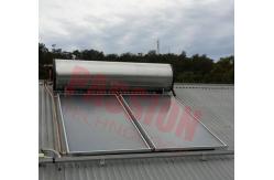 China 100L 250L Solar Panel Hot Water Heater , Solar Assisted Water Heater Blue Titanium supplier