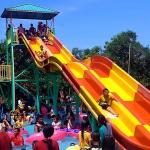 Water Theme Park Outdoor Playground Water Attraction Fiberglass Slide for sale