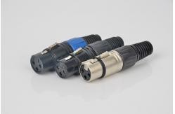 China DA005 Male Female 3 Pin Audio Video XLR Connectors Plug DA005 supplier