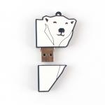 Colorful Custom USB Flash Drives PVC Or Silicone Open Mold By Customer Shape for sale