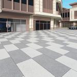 Garden Granite Floor Matte Finished Rustic Tiles Anti Slip Public Parking