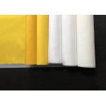 32t -100 Polyester Monofilament Silk Screen Printing Mesh Fabric Yellow White Color for sale