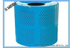 China Round Hole Perforated Metal Mesh , PVC Coated Perforated Aluminum Sheet Metal supplier