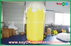 China Giant Custom Inflatable Beer Bottle Cup With CE / UL Blower Oxford Cloth supplier