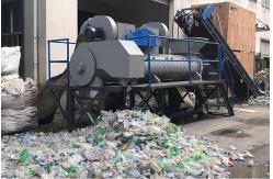 China 1000kg/H Plastic Bottle Cutting Machine Pet Bottle Label Peeling Machine supplier