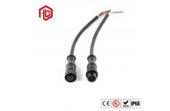 China Black Panel Mount IP67 15A Waterproof Plugs And Sockets supplier