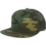 Common Fabric 3d Embroidery Camo Trucker Cap For Female for sale