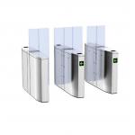 Full Height Acrylic Automatic Sliding Gate Turnstile 24V BLDC Motor IP54 for sale