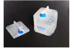China LDPE Collapsible Liquid Water Storage Containers Flexible Cubitainer Folding Bag supplier