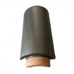 Ancient Clay Glazed Chinese Traditional Building House Roof Tiles Dark Grey for sale