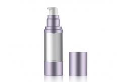 China AS Airless Pump Bottle Transparent 15ml 30ml 50ml Refillable Airless Bottle supplier