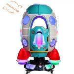 Dreamland New Coin Operated Children Rotating Kiddie Rides Happy Elevating Spacecraft Game Machine for sale