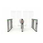 Zento Automatic Speed Gate Turnstile with 1700mm Glass Barrier LED Indicator for Office Building Airport for sale