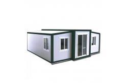China Expandable Container House With Steel Frame And Weather-resistant Sandwich Panel supplier