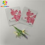 Plastic Cosmetic Packaging Bagsample Sachet Facial Mask Three Sides Seal Bag for sale