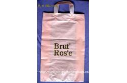 China Recyclable 0.15mm HDPE Soft Loop Handle Bag / Plastic Shopping Bags supplier