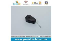 China Plastic Retracting Security Cable Coiled Dislay Holder White Tear Drop supplier