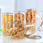 Hot Stamping 200ml Plastic Food Jar 500ml Honey Containers With Lids