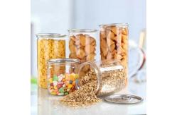 China Hot Stamping 200ml Plastic Food Jar 500ml Honey Containers With Lids supplier