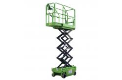 China Mini Self Propelled Scissor Lift With Hydraulic Turning Wheel supplier
