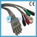 Mindray Telemetry 3 lead ecg cable with snap