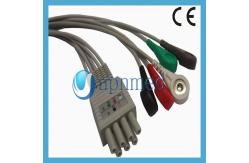 China Mindray Telemetry 3 lead ecg cable with snap supplier