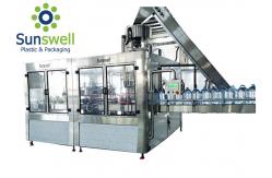 China 3 In 1 Monoblock Liquid Drinking Water Filling Machine For Pet Bottle supplier