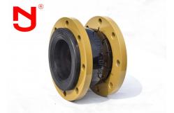 China Wide Arch Rubber Flexible Joints Single Double Sphere With Galvanized Flange supplier