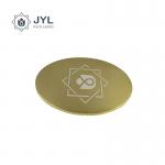 Recyclable Engraved Candle Lids , Lightweight Rustproof Candle Gold Lid for sale