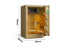China 39kg Luxury Home Safe Box Dual Alarm YB/RS-70 supplier