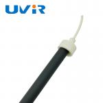 1500w Quartz Tube Infrared Lamp 50-500mm Long Wave Black Tube For Industrial Use for sale