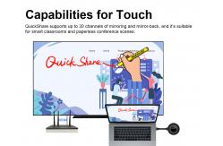 China Audio Meeting Room Wireless Presentation System Aluminum 65m For Tele Teaching supplier