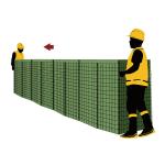 Quick And Easy Setup Defensive Barrier For Flood Control And Fortifications for sale