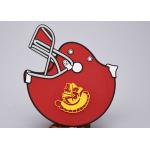 Soft Ultrasonic Cut Silicone Rubber Patch With Flat Printing Logo for sale
