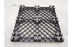 China Environmental Single Faced 9 Feet One Way Packaging Plastic Pallets supplier
