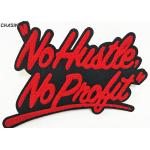 Commercial Slogan Letterman Patches Lightweight Good Washing Resistance for sale