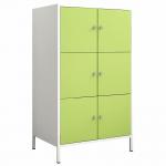 6 Doors Steel High Leg Storage Half Height Locker For Home Use for sale
