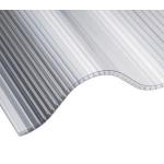 10mm Awning PC Roofing Panels 100% Virgin Bayer Material 12%-95% Light Transmission for sale