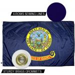 State of Idaho Flag 3x5 ft Outdoor Dupont Heavy duty Nylon US Flags Brass Grommets for sale